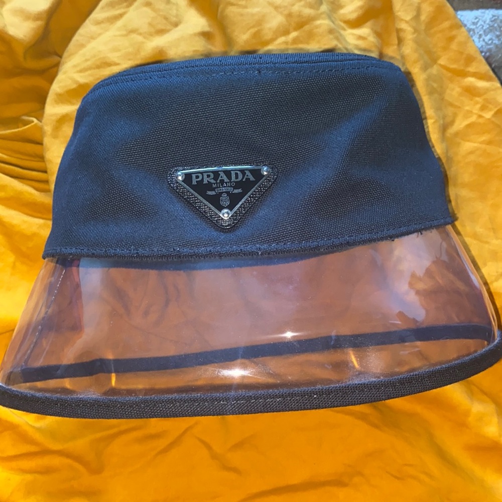 Prada Clear Brim Hat